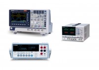 GW Instek GWI3-1FM - Paquete de instrumentos: Osciloscopio, Multímetro y Fuente